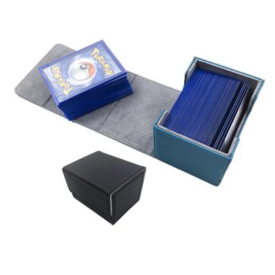 China Game Card MTG 100+ Flip Leather PU Deck Box Magic, High Quality Premium Deck Case for sale