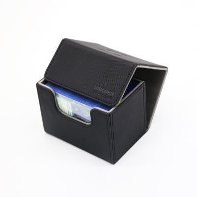 China Handmade MTG 80+ PU Rig Box Magic and 100+ Flip Leather, High Quality Premium Rig Case for sale