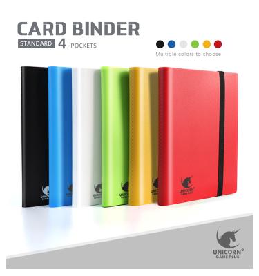 China Custom CARD PAD CB002 Trading Card Binder, 4-Pocket Magic Flip Protect Binder for sale