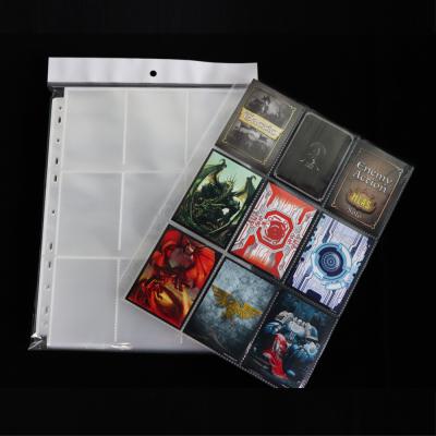 China Card Collections 9 Pocket Page Protectors Fits 3-Ring Binder for Baseball and Other Sports Cards, Trading Card Sleeves for sale