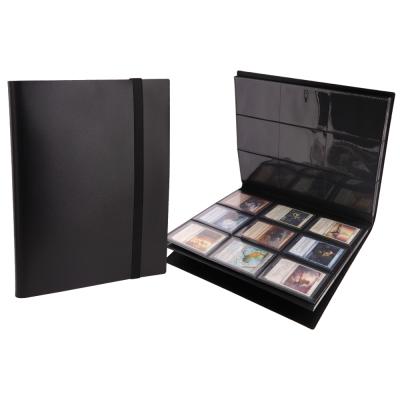 China CARD PROTECTION 20sets Black 9 Pockets PP Matte Poke Mon Magic Sleeve Yugioh Trading Card Binder, pp card album for sale