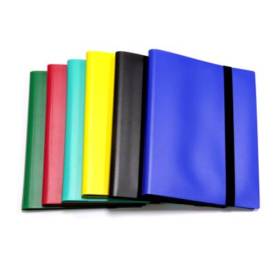 China CARD PROTECTION Colorful PP Matte Card Folder Binders With 9 Pockets for sale