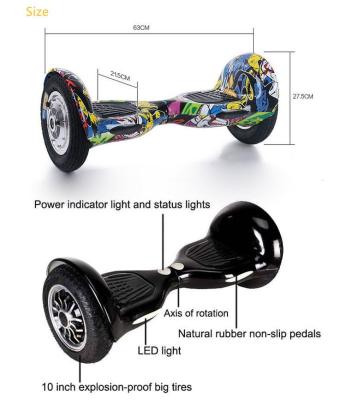 China 36V 4.4Ah Self Balancing Electric Scooter , 2 Wheel Self Balancing Electric Vehicle for sale