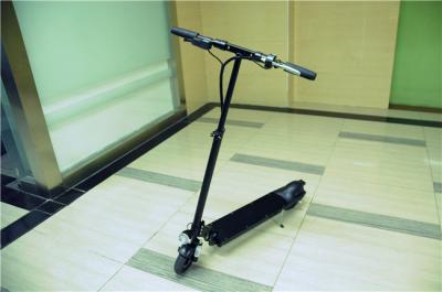 China Energy Saving Handy Standing Electric Scooter with Rechargeable Battery , Black for sale