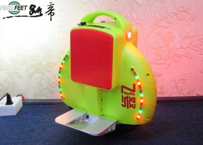 China Hoge snelheid Groene Gyroscopische Elektrische Unicycle 1 Vouwbare Wiel Elektrische Autoped Te koop