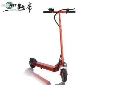 China Kids Red Lightweight Electric Scooter 2 Wheel Electric Standing Scooter for sale