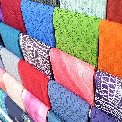 China Sustainable Outdoor Fitness Quick-Drying Towel For Sports Yoga Microfiber Yoga Towel Climbing Mat Yoga Mat Towel for sale