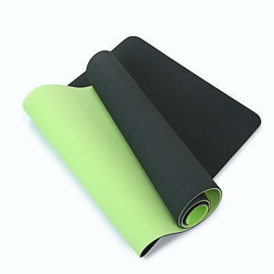 China Sports Tape Yoga Mat Custom Colorful Yoga Mat Or ShengJi Manufaturer Universal Non Slip Eco-Friendly Wear-Resistant Double Color for sale