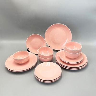 China Viable Lifestyle Porcelain Restaurant Dishes Sets Luxury Dinnerware Stonerware Dinnderware Sets for sale