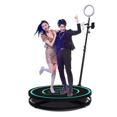 China Wedding Social Classic Slow Motion Selfie 360 ​​Degree Rotation Camera Photo Booth With Moving Case With Ring Light 68cm 80cm for sale