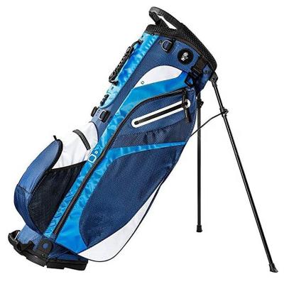 China PU Leather Customized Treatment Men's Golf Bag Polyester Bracket Bag Golf Bag for sale