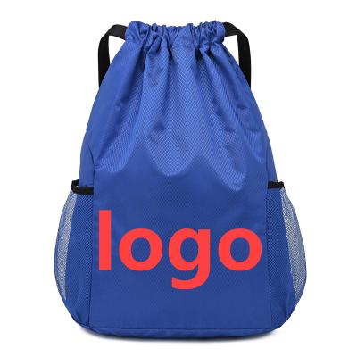 China Logo Drawstring Bag Backpack Men fixed waterproof and women's backpack large capacity drawstring fitness sports basketball bag 2022 new for sale