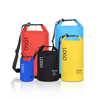 China 2l 3l 5l 10l 15l 20l Outdoor Camping Dry Bag Traveling Hike Boating Floating Hiking Waterproof PVC Ocean Outdoor Pack Dry Bag With Shoulder Straps for sale