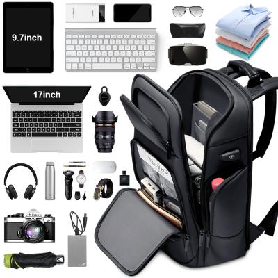 China With USB Bagpack Business Fashion Charging Custom Men's 17.3 Inch Anti Theft Smart Waterproof Laptop USB Backpack Ride Ba for sale