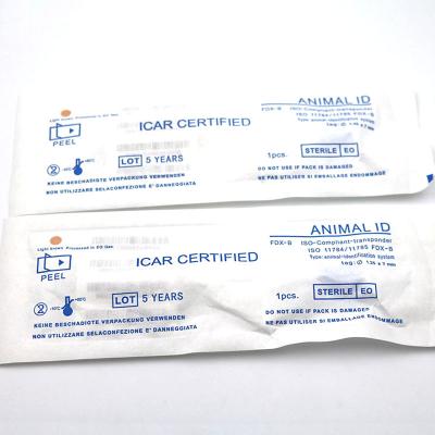 China MINI TAG Implantable Animal Glass Tube Tag 134.2Khz RFID FDX-B Glass Tag for sale