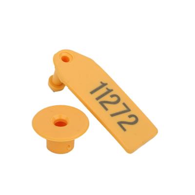 China Farms management chip tracking TPU ear tag, cheap UHF rfid animal ear tag for sheep for sale