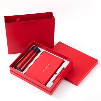 China 2021 New Arrivals Promotional Instruments Promotional Business Item Notebook Business Flask And Pen Gift Set For Men And Women for sale