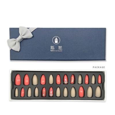 China Other Custom Fake Customize Press On Nail Polish Luxury Logo Bulk Packaging Box For for sale