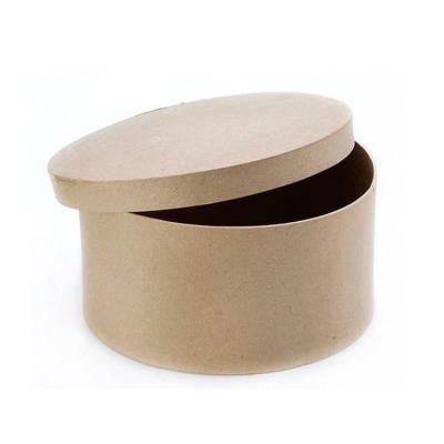 China Other Luxury Bar Round Handmade Paper Cardboard Kraft Packaging Box For Soap for sale