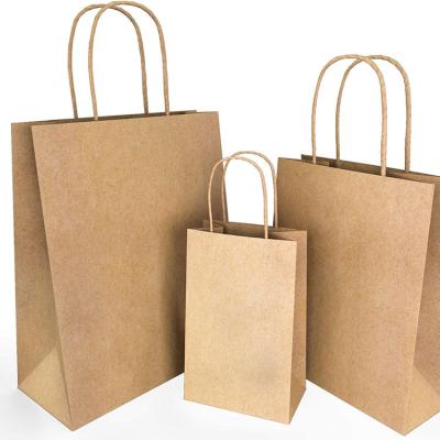 China Printed Recyclables Wave Die Cut Paper Craft Seed Handle Shopping Gift Bag For Liquid for sale