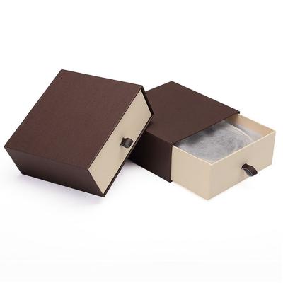 China Other Shooter Designs Wedding Cosmetic Lipstick Brown Perfume Hard Paper Box For Jewelry for sale