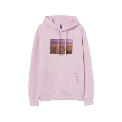 China Custom Printing Pink Pullover Breathable Terry Cotton Hoodies French Hoodie Men Sweatshirts for sale