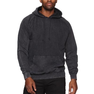 China Men Washed 100% Breathable Cotton Pullover Hoodies With Custom Printing Hoodies for sale