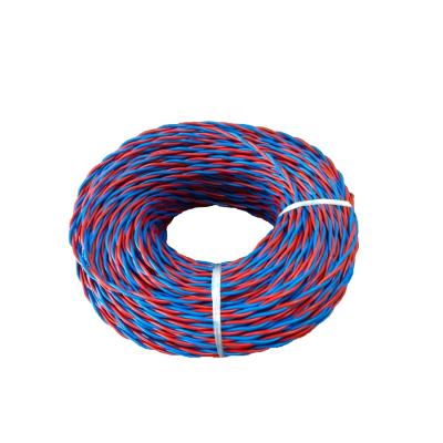 China Copper Heating Conductor PVC Insulated Flexible RVS 1.5mm Twisted Pair Wire for sale