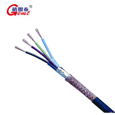 China 18AWGx2C 300/300V RVVP Underground Copper Braided Shielded Cable For Anti Theft Alarm System for sale