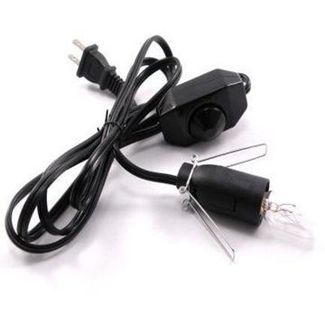 China Industrial Dimmer Switch Power Cord With 15W And E12 Bulb With Spring Holder for sale