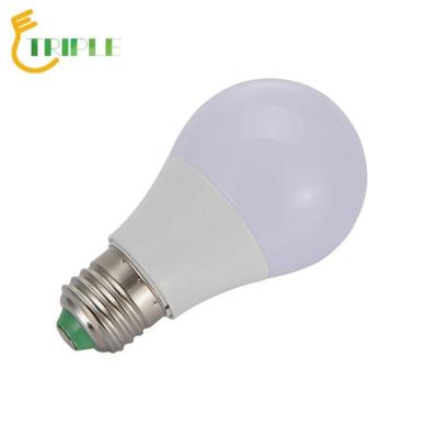 China Indoor E27 9W Triple White Aluminum Led Bulb Base 15W Lights B22 for sale