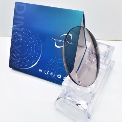 China Single Vision 1.523 HMC Mineral Single Chromic Mineral Glass Lens Photochromic Lens Photochromic Lenses for sale