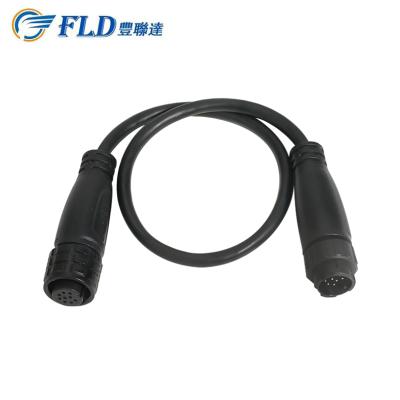 China FCONNR 9 Core Waterproof IP67 Plug And Pull Power Cord Self Locking for sale