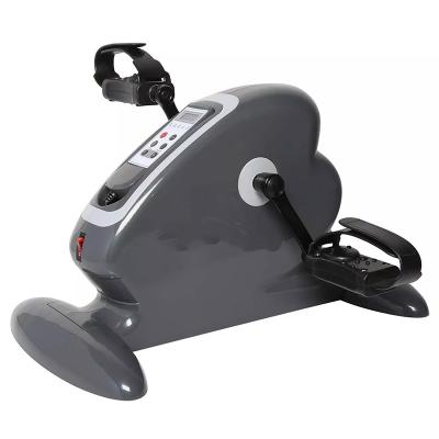 China Mini Exercise Fitness Bike Home Use Foot Pedal Legs Cycle Under Desk Elliptical Step Machine Trainer Cross Pedal Exercise Bike for Elderly for sale