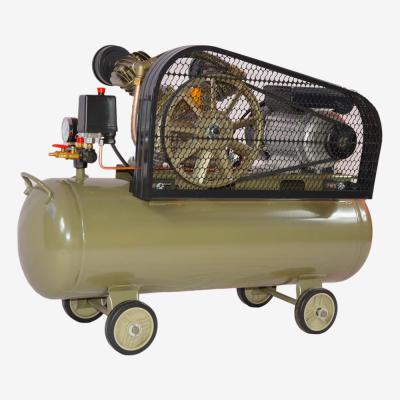 China High Quality Portable Air Compressor Oil AC 220V Belt Driven Air Compressor New for sale