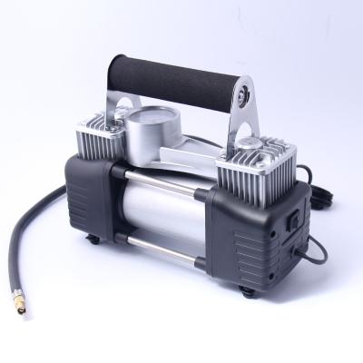 China Portable Light Car Emergency Air Compressor 12v 100psi Metal Tire Pump Type Inflator for sale