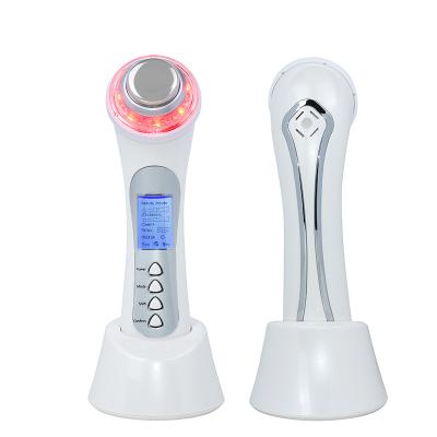 China Face Lift Handheld 5 in 1 Massage Device Personal Ultrasonic Skin Care Importer Beauty Facial Machine for sale