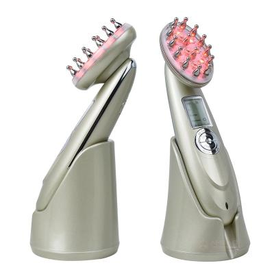 China Anti Hair Removal Led Infrared Light Electric Therapy Hair Growth Comb Hair Loss Treatment Device for sale