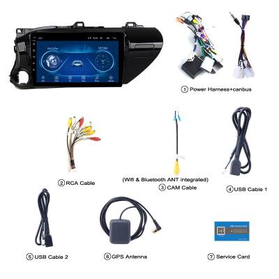 China GPS for Toyota Heiklas style studio 2din wifi android auto gps carplay universal for sale