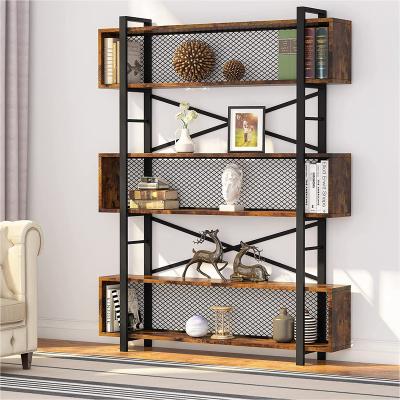 China (Other) Adjustable Modern Steel Wooden Legs Shelf Home Office Bookcase for sale