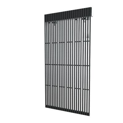 China Outdoor Led Display P7.8curtain P7.62 P7.8 P8 P9 Waterproof Dustproof Outdoor Led Display LED Grill Screen for sale