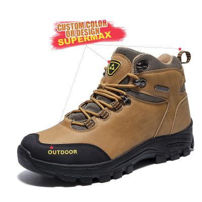 China High Quality Fashion Trend Men Professional Waterproof Hiking Outdoors Shoes Climbing Boots for sale