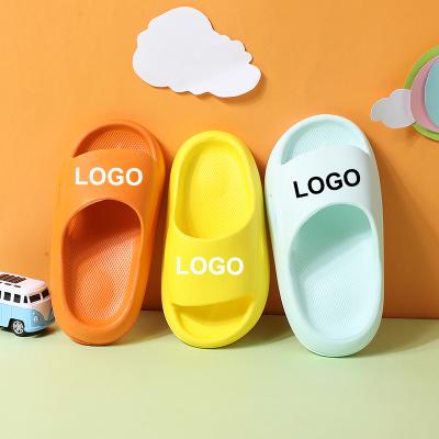 China Custom Waterproof Kids Sandals Waterproof Soft Thick Eva Bottom Girls For Baby Boys Indoor Kids Slippers Summer Slippers for sale