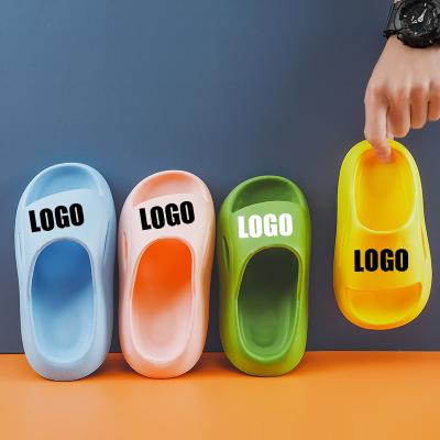 China 2021 Breathable Custom Logo Slide Sandal Children Slides Boys Girls Kids Slippers Shoes Children Summer Slides Shoes Sandal for sale