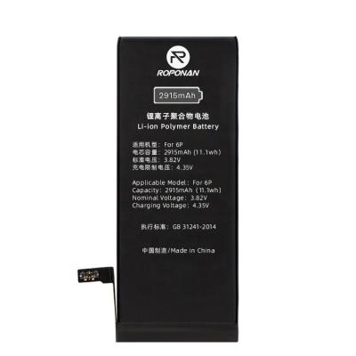 China Original cell phone battery OEM factory wholesale price quality Li ion polymer phone battery for 6p 6 plus 2915mah phone battery for sale