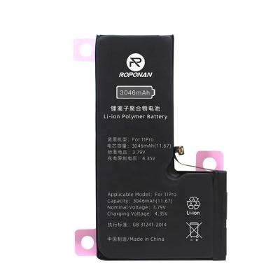 China Mobile Phone Replacement Battery For Iphone 11 Pro Battery 3.83V 3046mAh Wholesale High Quality Mobile Phone Battery for sale