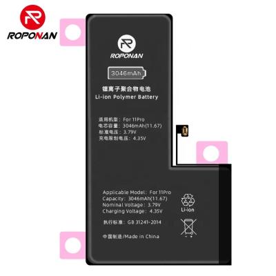 China 2021 Newest OEM cell phone battery for iphone 3046MAH replacement xs pro xs max 8 7 6 max 11 cycles 5 battery 0 for sale