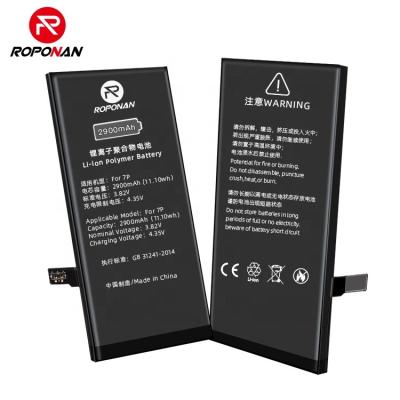 China Genuine Mobile Phone Batteries Replacement Real Mobile Phone Battery Capacity For iPhone 7p/7 PLUS 2900mah Battery For Iphone for sale