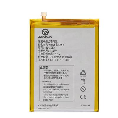 China Mobile Phone Factory Manufacture Li-ion Polymer Battery BL-39EX 4000mAh 3.85V For Infinix X559 for sale