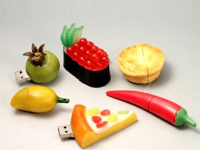 China Custom Food Sushi/Vegetable/fruit PVC USB flash Drive 2Gb 4Gb 8Gb Memory Stick for sale